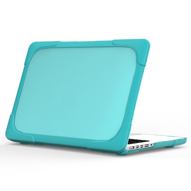 TPU + PC 雙色筆記型電腦保護殼，適用於 MacBook Air 13.3 吋 A1932（2018），適用於帶觸控欄 MacBook Pro 13.3 吋（A2159 / A1989）