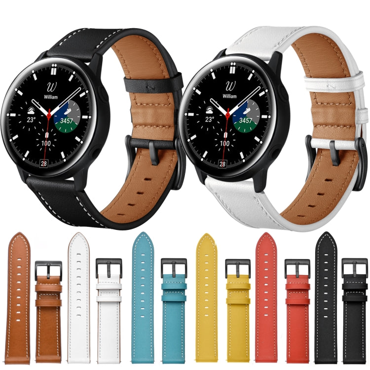 皮革替換錶帶，適用於Samsung Galaxy Watch 3 41mm，適用於Samsung Galaxy Watch 3 45mm，適用於Samsung Galaxy Watch 42mm，適用於Samsung Galaxy Watch 46mm