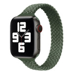 小手腕單圈尼龍編織替換錶帶，適用於 Apple Watch Series 7 45mm / 6&SE&5&4 44mm / 3&2&1 42mm，S 145mm，M 155mm，L 165mm