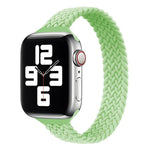 小手腕單圈尼龍編織替換錶帶，適用於 Apple Watch Series 7 45mm / 6&SE&5&4 44mm / 3&2&1 42mm，S 145mm，M 155mm，L 165mm