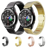 鋼製替換錶帶，適用於 Samsung Galaxy Watch4 Classic 42mm/46mm