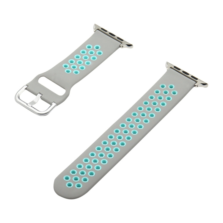 矽膠替換錶帶，適用於 Apple Watch Series 7 41mm / 6&SE&5&4 40mm / 3&2&1 38mm，7 45mm / 6&SE&5&4 44mm / 3&2&1 42mm