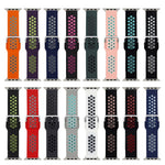 矽膠替換錶帶，適用於 Apple Watch Series 7 41mm / 6&SE&5&4 40mm / 3&2&1 38mm，7 45mm / 6&SE&5&4 44mm / 3&2&1 42mm