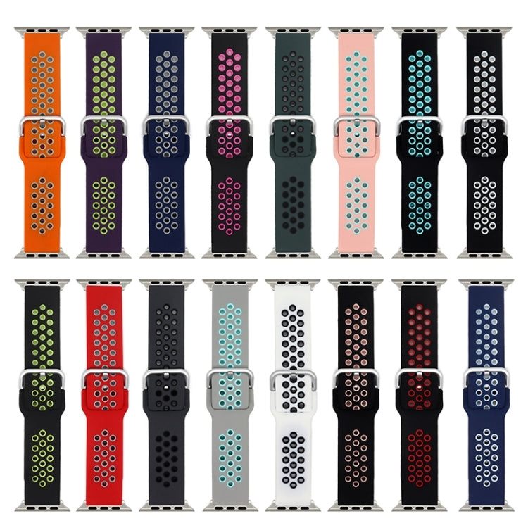 矽膠替換錶帶，適用於 Apple Watch Series 7 41mm / 6&SE&5&4 40mm / 3&2&1 38mm，7 45mm / 6&SE&5&4 44mm / 3&2&1 42mm