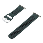 矽膠替換錶帶，適用於 Apple Watch Series 7 41mm / 6&SE&5&4 40mm / 3&2&1 38mm，7 45mm / 6&SE&5&4 44mm / 3&2&1 42mm