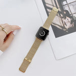V 形扣直鋼替換錶帶，適用於 Apple Watch Series，7 41mm / 6&SE&5&4 40mm / 3&2&1 38mm，7 45mm / 6&SE&5&4 44mm / 3&2&1 42mm