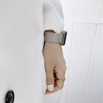V 形扣直鋼替換錶帶，適用於 Apple Watch Series，7 41mm / 6&SE&5&4 40mm / 3&2&1 38mm，7 45mm / 6&SE&5&4 44mm / 3&2&1 42mm