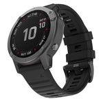 For Garmin Fenix 6 22mm Silicone Smart Watch Replacement Strap Wristband