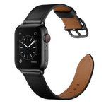 皮革替換錶帶，適用於Apple Watch Series 7 41mm / 6&SE&5&4 40mm / 3&2&1 38mm，7 45mm / 6&SE&5&4 44mm / 3&2&1 42mm