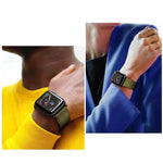 皮革替換錶帶，適用於Apple Watch Series 7 41mm / 6&SE&5&4 40mm / 3&2&1 38mm，7 45mm / 6&SE&5&4 44mm / 3&2&1 42mm