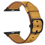 皮革替換錶帶，適用於Apple Watch Series 7 41mm / 6&SE&5&4 40mm / 3&2&1 38mm，7 45mm / 6&SE&5&4 44mm / 3&2&1 42mm
