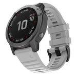 For Garmin Fenix 6X 26mm Silicone Smart Watch Replacement Strap Wristband