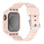 Glacier Transparent TPU Integrated Replacement Strap Watchband, For Apple Watch Series 7 45mm, For Apple Watch Series 7 41mm