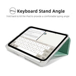 Shell Texture Dual-Fold Smart Leather Tablet Case, For iPad mini 6 / mini 2024