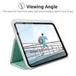 Shell Texture Dual-Fold Smart Leather Tablet Case, For iPad mini 6 / mini 2024