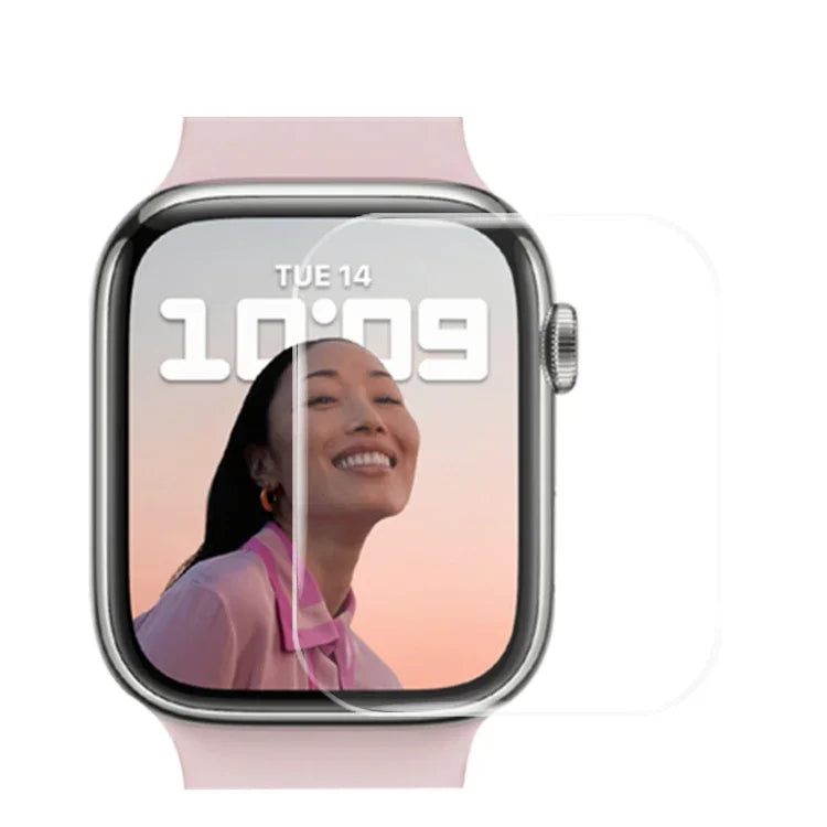 mocolo 9H 防爆高清 UV 鋼化玻璃膜，適用於 Apple Watch 7 45mm