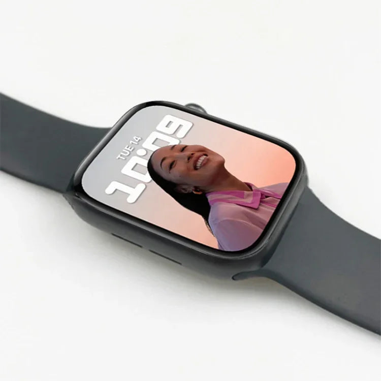 mocolo 9H 防爆高清 UV 鋼化玻璃膜，適用於 Apple Watch 7 45mm