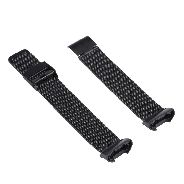 雙重保險扣米蘭錶帶替換錶帶，適用於 Fitbit Charge 4，適用於 Samsung Galaxy Watch4 40mm/44mm