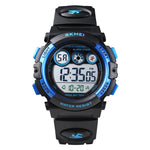 SKMEI 1451 LED Digital Stopwatch Chronograph Luminous Children Sports Electronic Watch, 1451(Transparent Sky Blue), 1451(Transparent Rose Red), 1451(White Shell Blue Circle), 1451(Yellow Shell Blue Circle), 1451(Black Shell Blue Circle)                ...