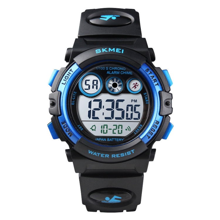 SKMEI 1451 LED Digital Stopwatch Chronograph Luminous Children Sports Electronic Watch, 1451(Transparent Sky Blue), 1451(Transparent Rose Red), 1451(White Shell Blue Circle), 1451(Yellow Shell Blue Circle), 1451(Black Shell Blue Circle)                ...