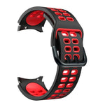 雙排孔雙色矽膠替換錶帶，適用於 Samsung Galaxy Watch4 40mm / 44mm