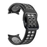 雙排孔雙色矽膠替換錶帶，適用於 Samsung Galaxy Watch4 40mm / 44mm
