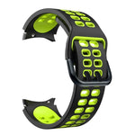 雙排孔雙色矽膠替換錶帶，適用於 Samsung Galaxy Watch4 40mm / 44mm