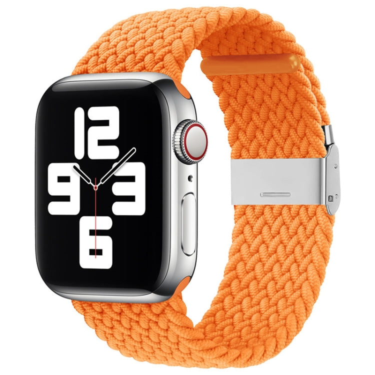 尼龍編織單扣替換錶帶，適用於 Apple Watch Series，7 45mm / 6&SE&5&4 44mm / 3&2&1 42mm