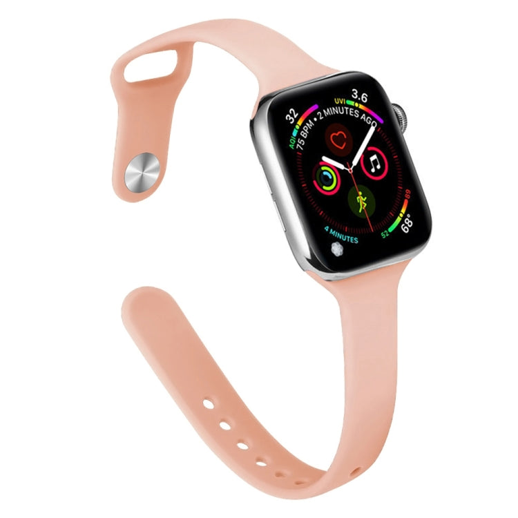 纖薄矽膠替換錶帶，適用於 Apple Watch Series，7 45mm / 6&SE&5&4 44mm / 3&2&1 42mm