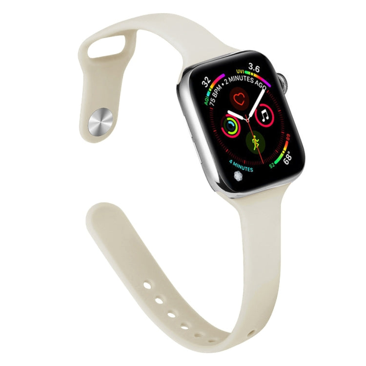 纖薄矽膠替換錶帶，適用於 Apple Watch Series，7 45mm / 6&SE&5&4 44mm / 3&2&1 42mm