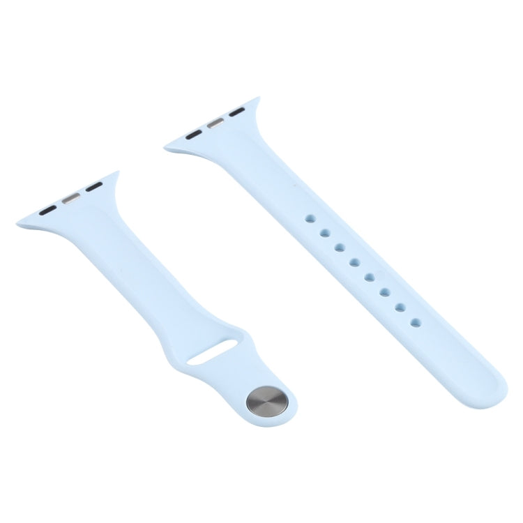 纖薄矽膠替換錶帶，適用於 Apple Watch Series，7 45mm / 6&SE&5&4 44mm / 3&2&1 42mm