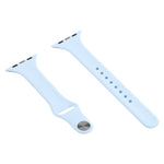 修身矽膠替換錶帶，適用於 Apple Watch Series 7 41mm / 6 & SE & 5 & 4 40mm / 3 & 2 & 1 38mm