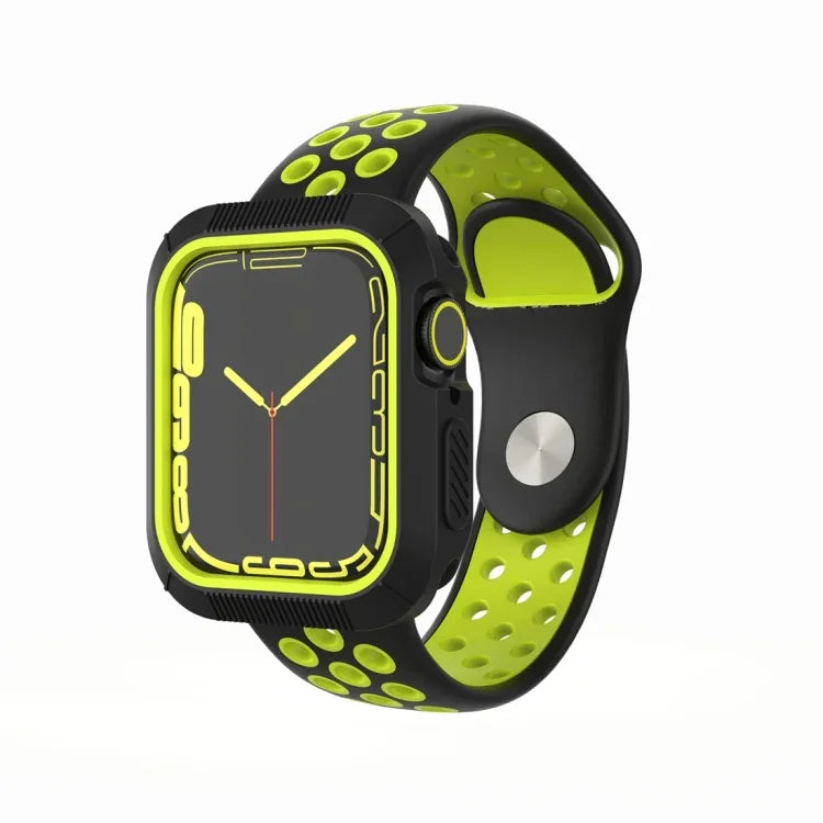 防震 PC 保護殼，適用於 Apple Watch 系列 9 / 8 / 7 41mm，適用於 Apple Watch 系列 9 / 8 / 7 41mm，適用於 Apple Watch 系列 9 / 8 / 7 45mm