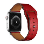 皮革替換錶帶，適用於Apple Watch Series，7 45mm / 6&SE&5&4 44mm / 3&2&1 42mm，7 41mm / 6&SE&5&4 40mm / 3&2&1 38mm