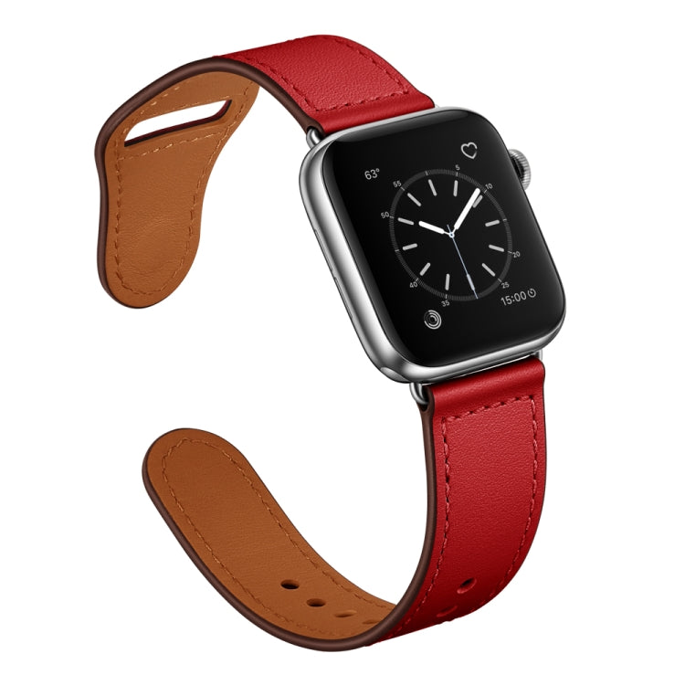 皮革替換錶帶，適用於Apple Watch Series，7 45mm / 6&SE&5&4 44mm / 3&2&1 42mm，7 41mm / 6&SE&5&4 40mm / 3&2&1 38mm