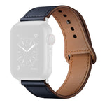 皮革替換錶帶，適用於Apple Watch Series，7 45mm / 6&SE&5&4 44mm / 3&2&1 42mm，7 41mm / 6&SE&5&4 40mm / 3&2&1 38mm