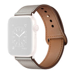 皮革替換錶帶，適用於Apple Watch Series，7 45mm / 6&SE&5&4 44mm / 3&2&1 42mm，7 41mm / 6&SE&5&4 40mm / 3&2&1 38mm