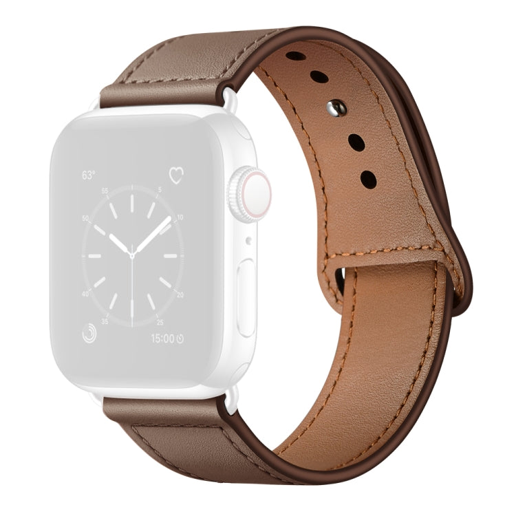 皮革替換錶帶，適用於Apple Watch Series，7 45mm / 6&SE&5&4 44mm / 3&2&1 42mm，7 41mm / 6&SE&5&4 40mm / 3&2&1 38mm
