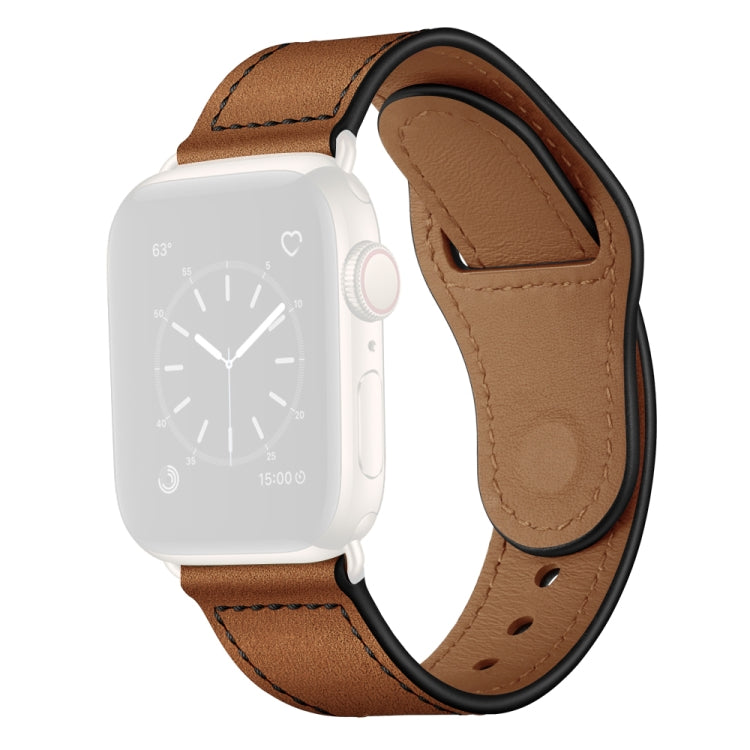 皮革替換錶帶，適用於Apple Watch Series，7 45mm / 6&SE&5&4 44mm / 3&2&1 42mm，7 41mm / 6&SE&5&4 40mm / 3&2&1 38mm