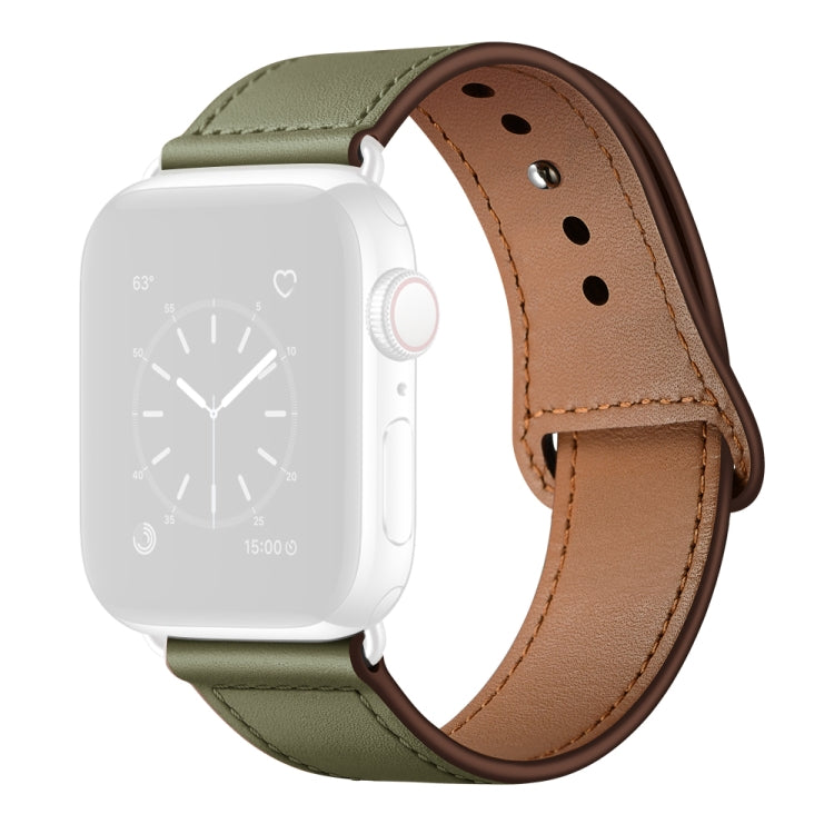 皮革替換錶帶，適用於Apple Watch Series，7 45mm / 6&SE&5&4 44mm / 3&2&1 42mm，7 41mm / 6&SE&5&4 40mm / 3&2&1 38mm