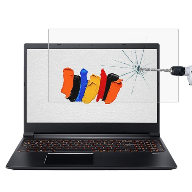 筆記型電腦螢幕高清鋼化玻璃保護膜，適用於Acer ConceptD 3 15.6吋，適用於Acer ConceptD 7 Ezel 15.6吋，適用於Acer EX215-51-50YZ 15.6吋，適用於Acer EX215-51-5826 15.6吋，適用於Acer EX215-51G-56GA 15.6吋，適用於Acer EX215-51G-550A 15.6吋