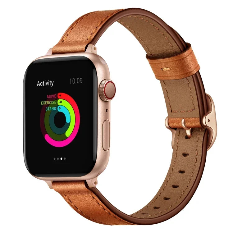 14mm 皮革錶帶，適用於 Apple Watch 系列，7 41mm / 6&SE&5&4 40mm / 3&2&1 38mm，7 45mm / 6&SE&5&4 44mm / 3&2&1 42mm