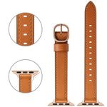 14mm 皮革錶帶，適用於 Apple Watch 系列，7 41mm / 6&SE&5&4 40mm / 3&2&1 38mm，7 45mm / 6&SE&5&4 44mm / 3&2&1 42mm