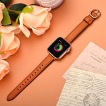 14mm 皮革錶帶，適用於 Apple Watch 系列，7 41mm / 6&SE&5&4 40mm / 3&2&1 38mm，7 45mm / 6&SE&5&4 44mm / 3&2&1 42mm