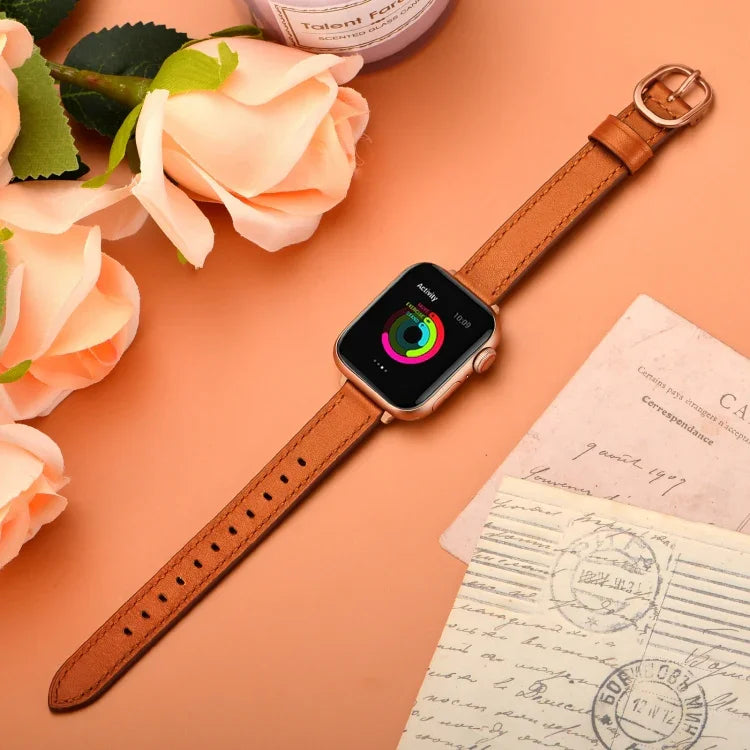 14mm 皮革錶帶，適用於 Apple Watch 系列，7 41mm / 6&SE&5&4 40mm / 3&2&1 38mm，7 45mm / 6&SE&5&4 44mm / 3&2&1 42mm