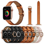 14mm 皮革錶帶，適用於 Apple Watch 系列，7 41mm / 6&SE&5&4 40mm / 3&2&1 38mm，7 45mm / 6&SE&5&4 44mm / 3&2&1 42mm