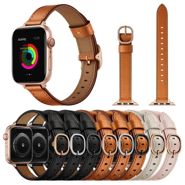 14mm 皮革錶帶，適用於 Apple Watch 系列，7 41mm / 6&SE&5&4 40mm / 3&2&1 38mm，7 45mm / 6&SE&5&4 44mm / 3&2&1 42mm