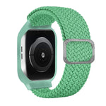 TPU 框扣編織一體式替換錶帶，適用於 Apple Watch 系列，6 & SE & 5 & 4 40mm / 3 & 2 & 1 38mm，6 & SE & 5 & 4 44mm / 3 & 2 & 1 42mm