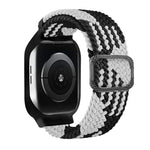 TPU 框扣編織一體式替換錶帶，適用於 Apple Watch 系列，6 & SE & 5 & 4 40mm / 3 & 2 & 1 38mm，6 & SE & 5 & 4 44mm / 3 & 2 & 1 42mm