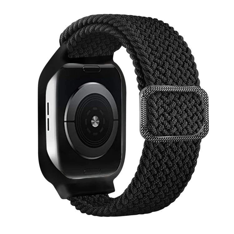 TPU 框扣編織一體式替換錶帶，適用於 Apple Watch 系列，6 & SE & 5 & 4 40mm / 3 & 2 & 1 38mm，6 & SE & 5 & 4 44mm / 3 & 2 & 1 42mm